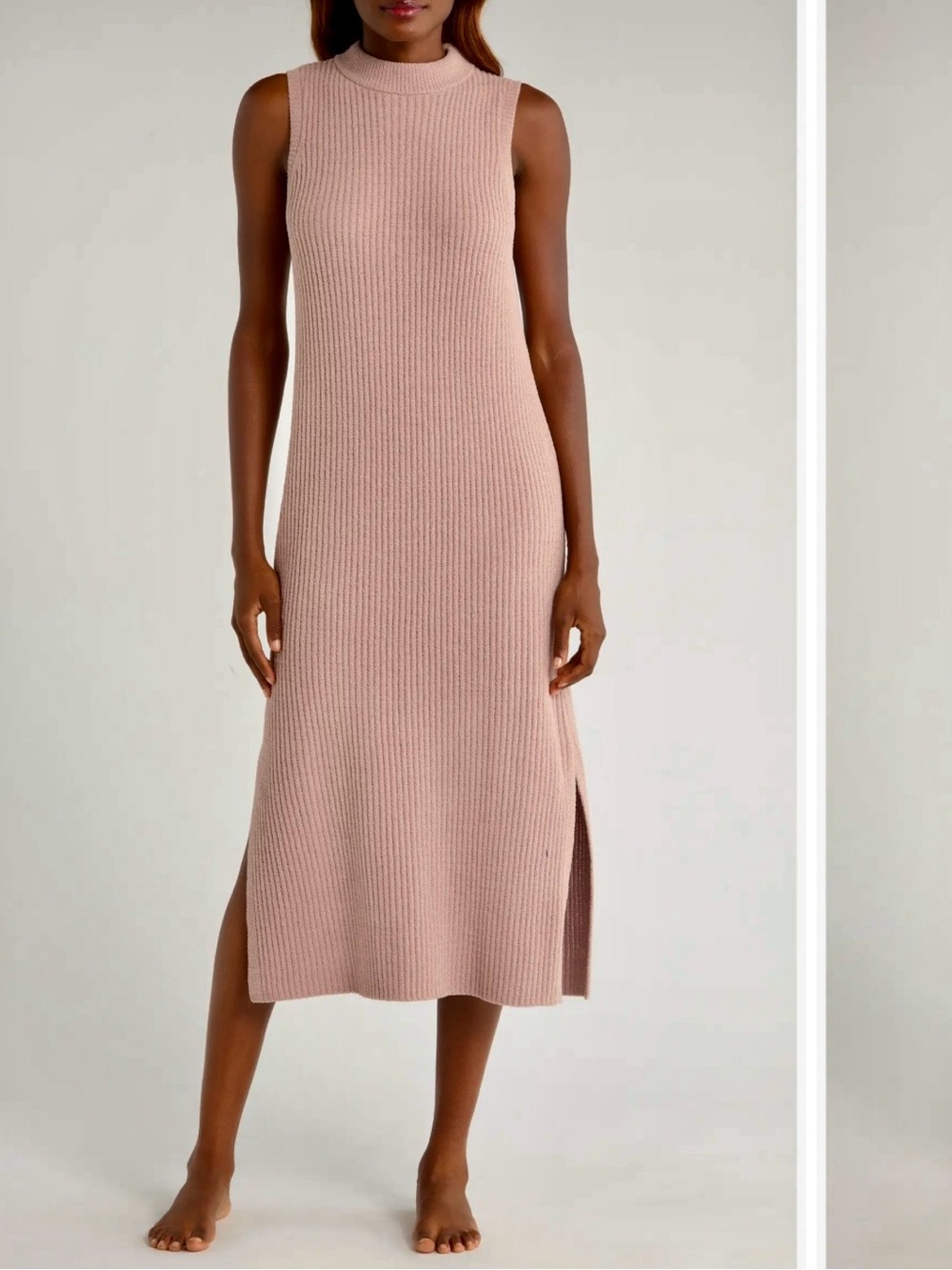 UGG Ribbed sweater Sleeveless Midi Dress